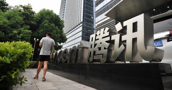 腾讯市值重回全球前10强